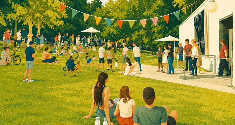Plakatmotiv: Museen im Jenischpark
