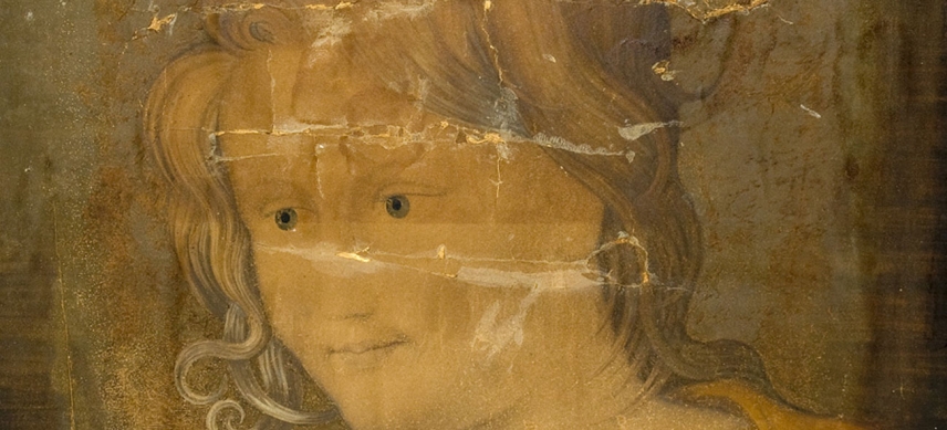 Ausschnitt aus dem Portrait des Förer Malers Oluf Braren