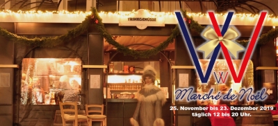Der Weihnachtsmarkt auf dem Waitzplatz ist gut erreichbar mit der S-Bahn (Othmarschen) inmitten der Waitzstraße