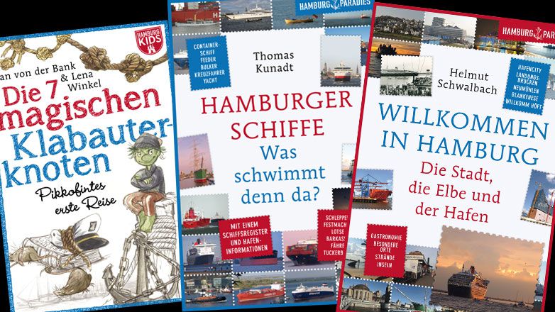 Hamburg-Bücher aus den KJM-Verlag von Klaas Jarchow