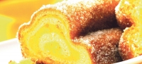 Der Orangen-Quarkstollen ist eine beliebte Tradition der Bäckerei Körner aus Blankenese
