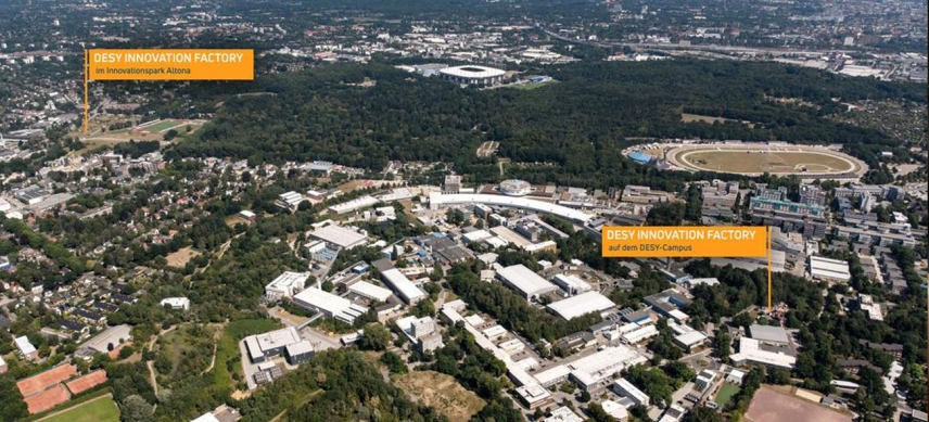 Die DESY Innovation Factory wird zwei Standorte haben: Auf dem DESY-Gelände und im Forschungs- und Innovationspark Altona