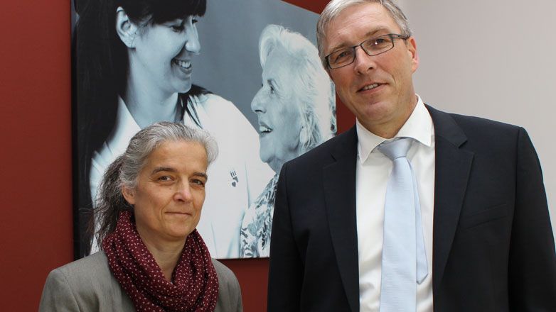 Pflegedienstleiterin Karen Adolf und Geschäftsführer Lutz Gornik freuen sich auf viele neue Patienten aus den Elbvororten