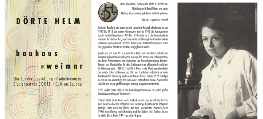 Sonderausstellung Dörte Helm – Bauhaus Weimar